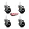 Service Caster 35 Inch Phenolic Wheel Swivel 58 Inch Threaded Stem Caster Set with Brake SCC SCC-TS20S3514-PHS-TLB-58212-4 - alternate 3